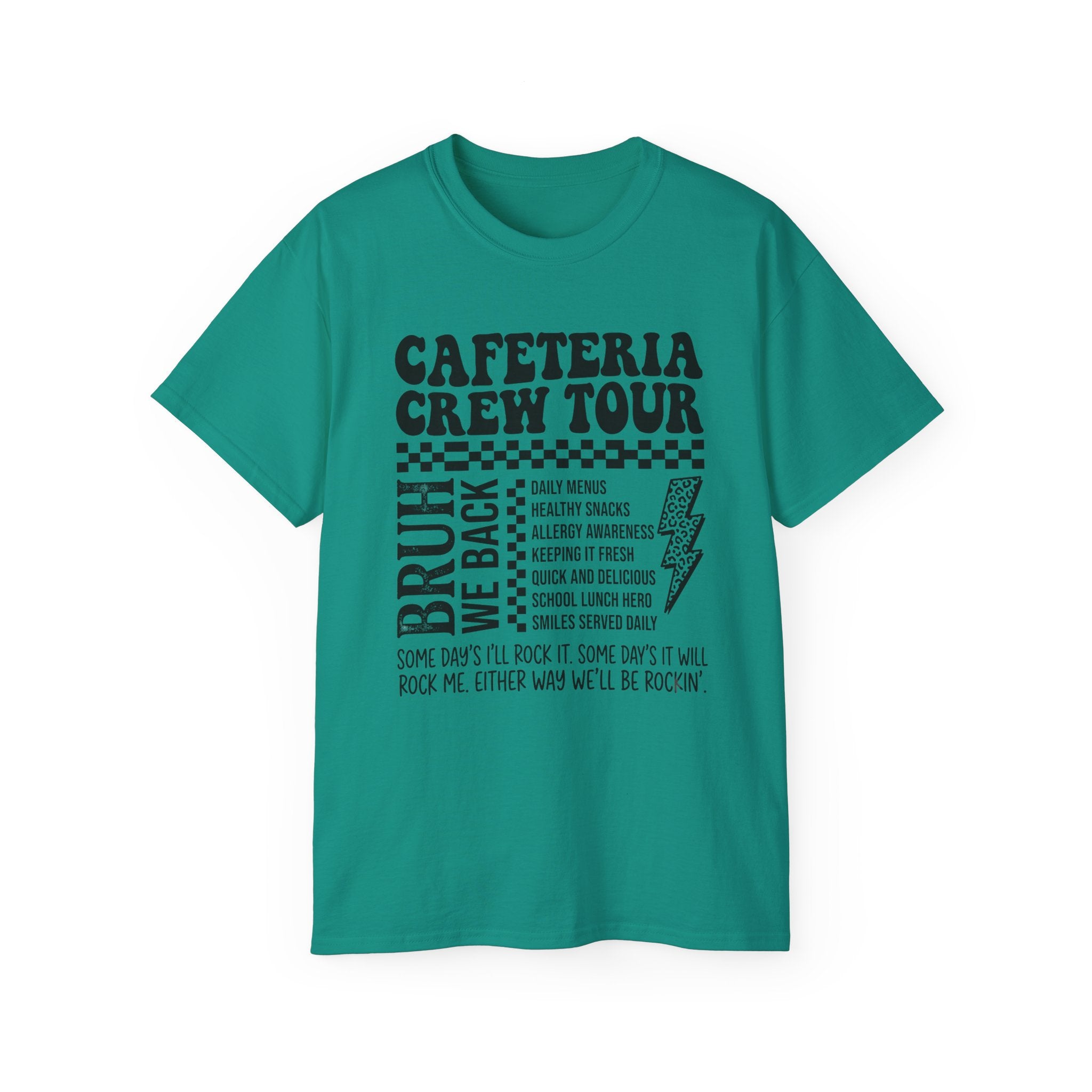 Cafeteria Crew Tour T‑Shirt — School Lunch Staff Appreciation Tee