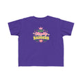 Toddler Tee — 'Lil Mighty Badger' Cute Floral Graphic