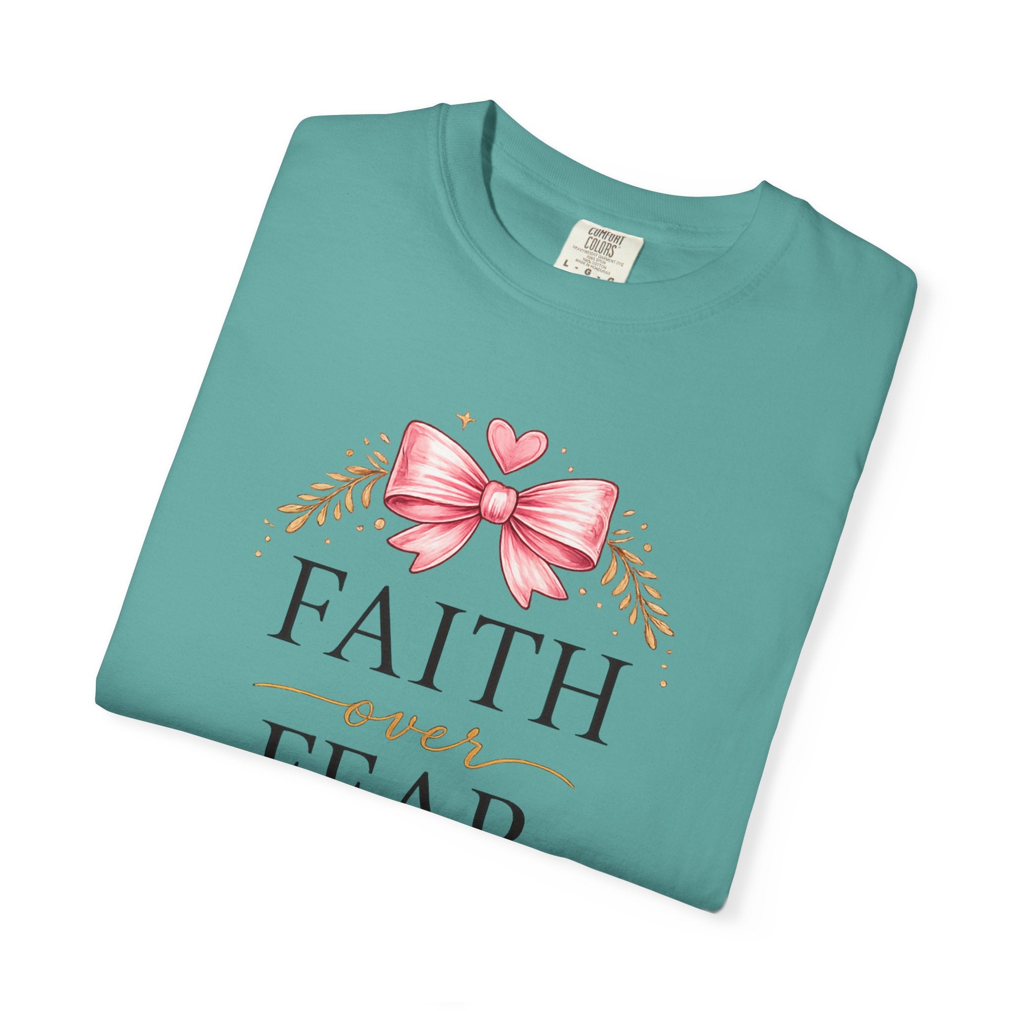 Faith Over Fear T-Shirt — Christian Inspirational Graphic Tee