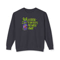 Witchy Brew Crewneck Sweatshirt - "A Brew A Day Keeps The Witch Away" Halloween Pullover