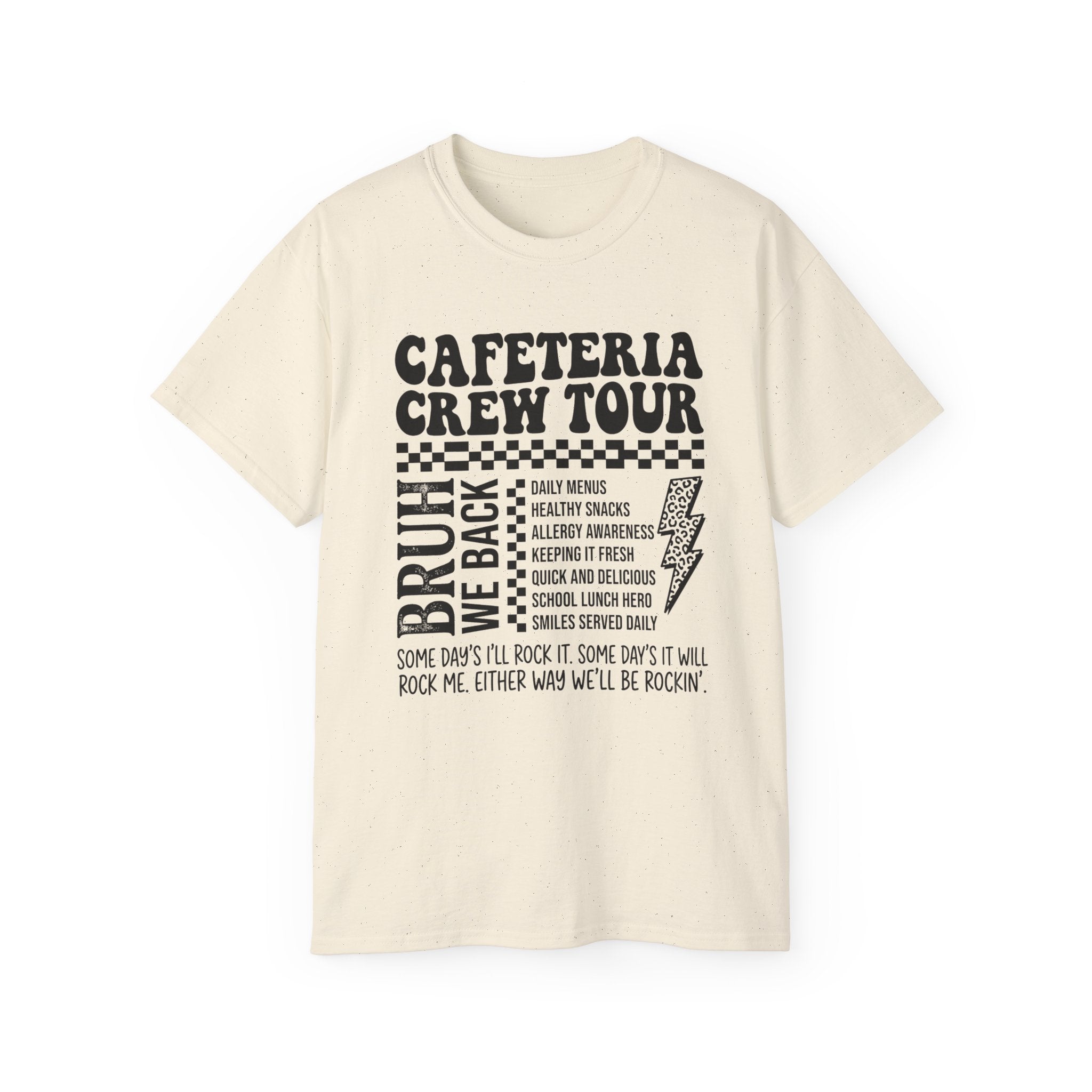 Cafeteria Crew Tour T‑Shirt — School Lunch Staff Appreciation Tee