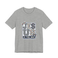 Jesus Is the Way Tee | Christian Faith Tee, Mixed Font Rainbow Scripture
