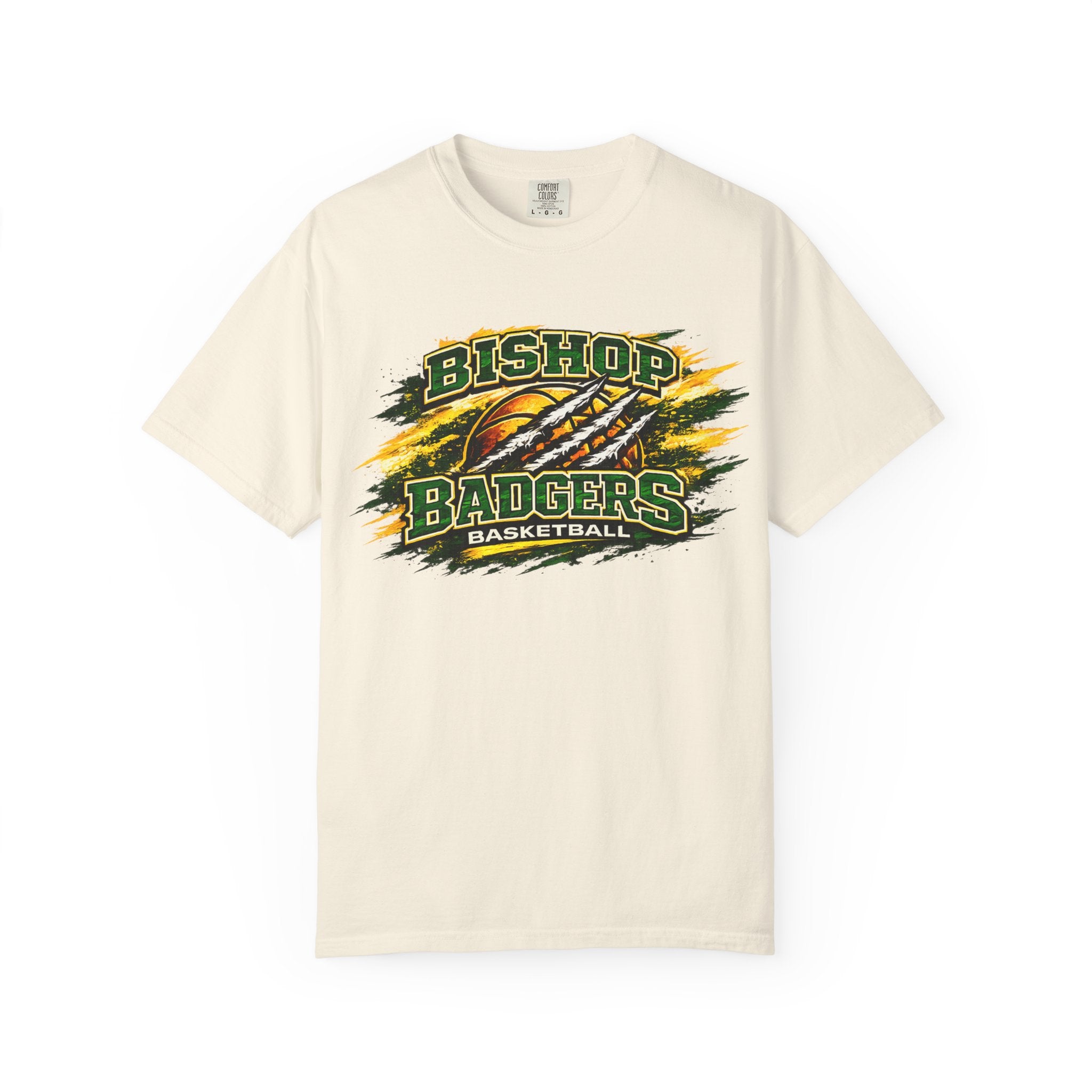 Bishop Badgers Basketball T-Shirt – Vintage Team Graphic