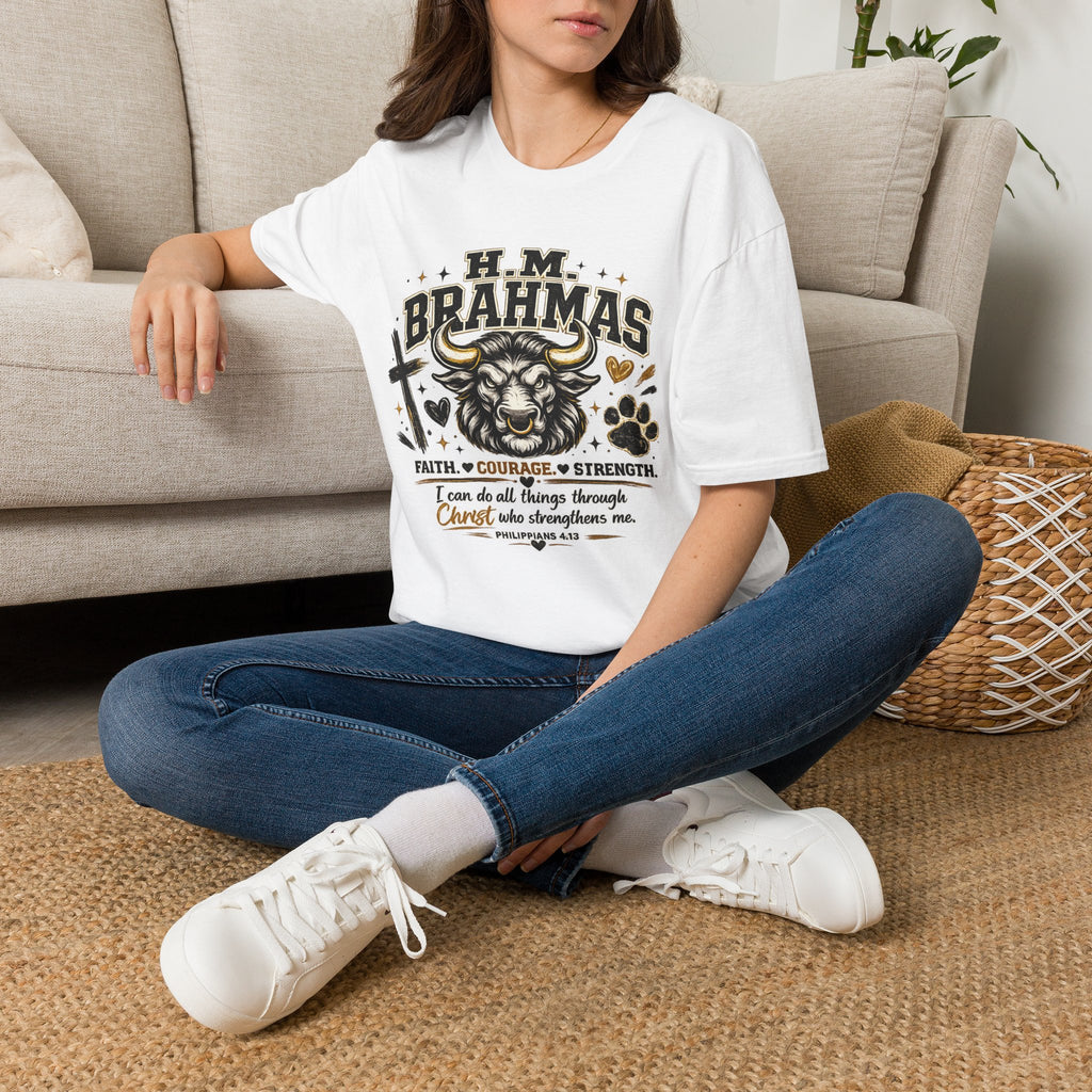 Brahmas Bull T-Shirt — H.M. Brahmas Inspirational Graphic Tee