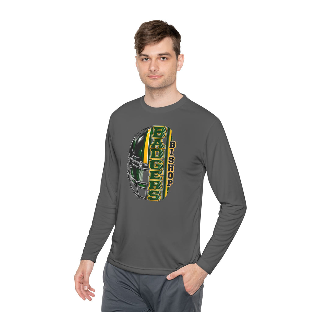 Badgers Bishop Football Helmet Long Sleeve Tee