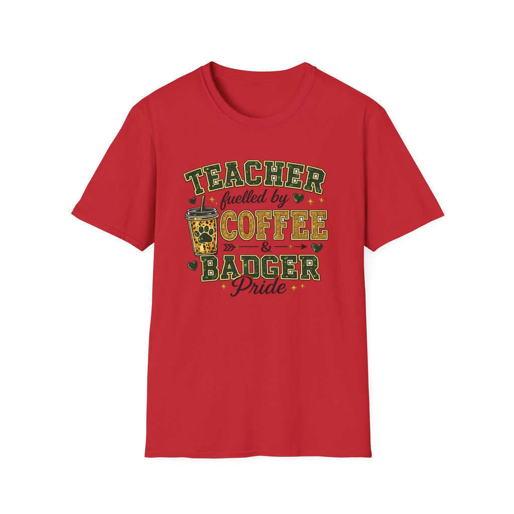 Teacher Fueled by Coffee T‑Shirt