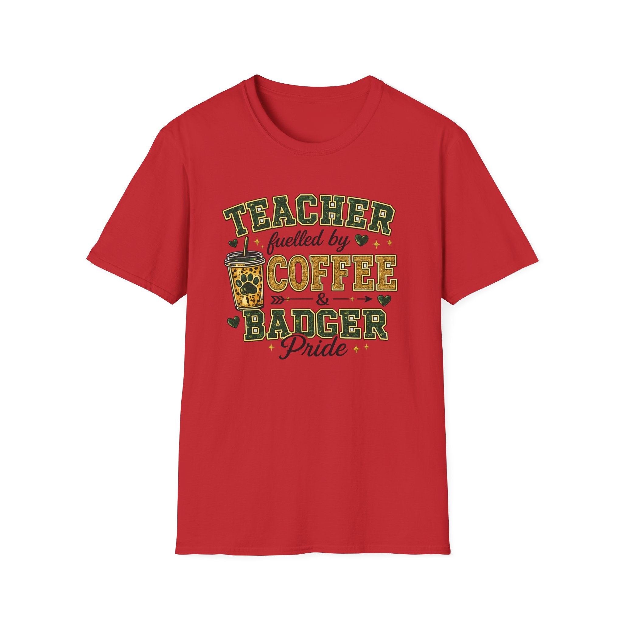 Teacher Fueled by Coffee T‑Shirt
