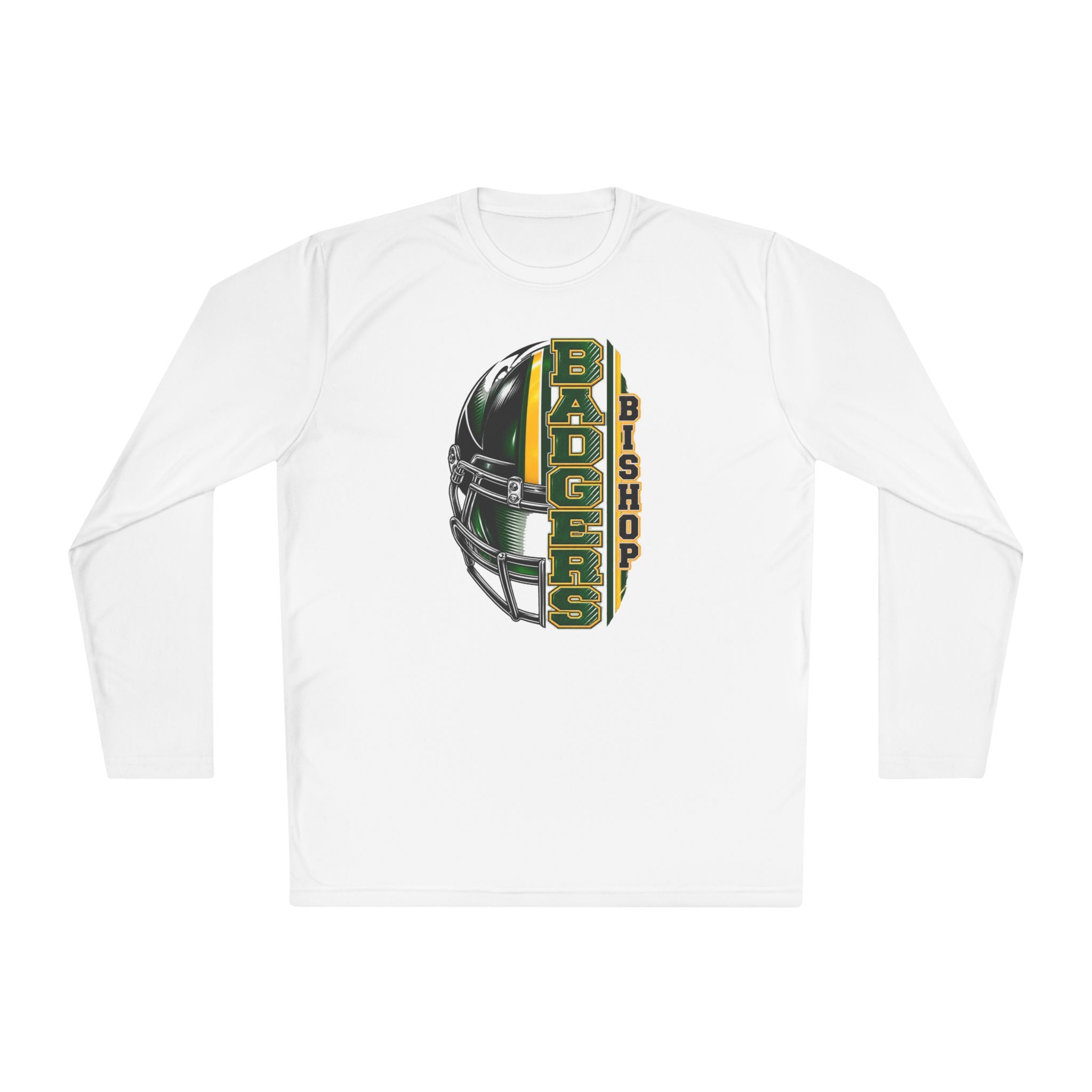 Badgers Bishop Football Helmet Long Sleeve Tee