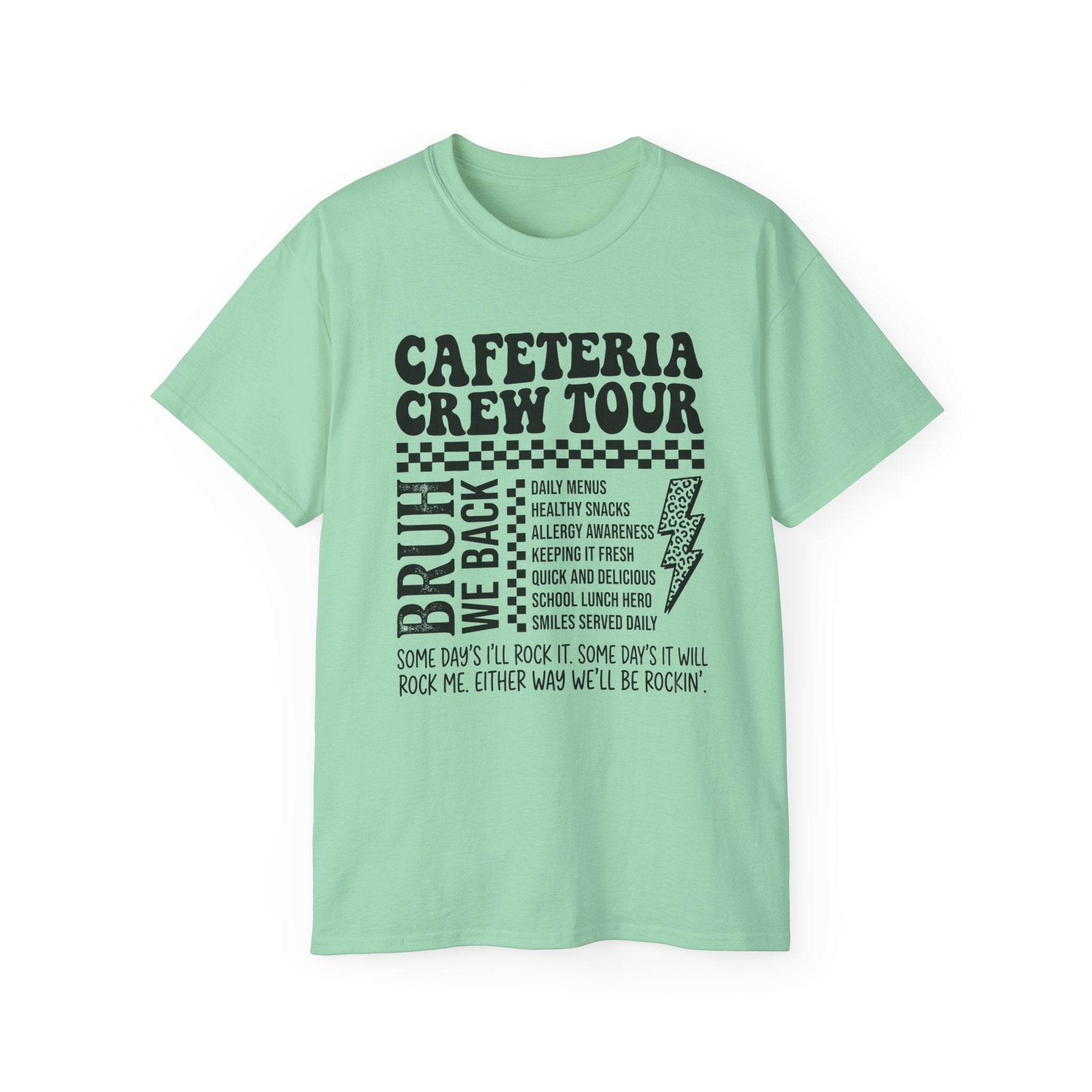 Cafeteria Crew Tour T‑Shirt — School Lunch Staff Appreciation Tee