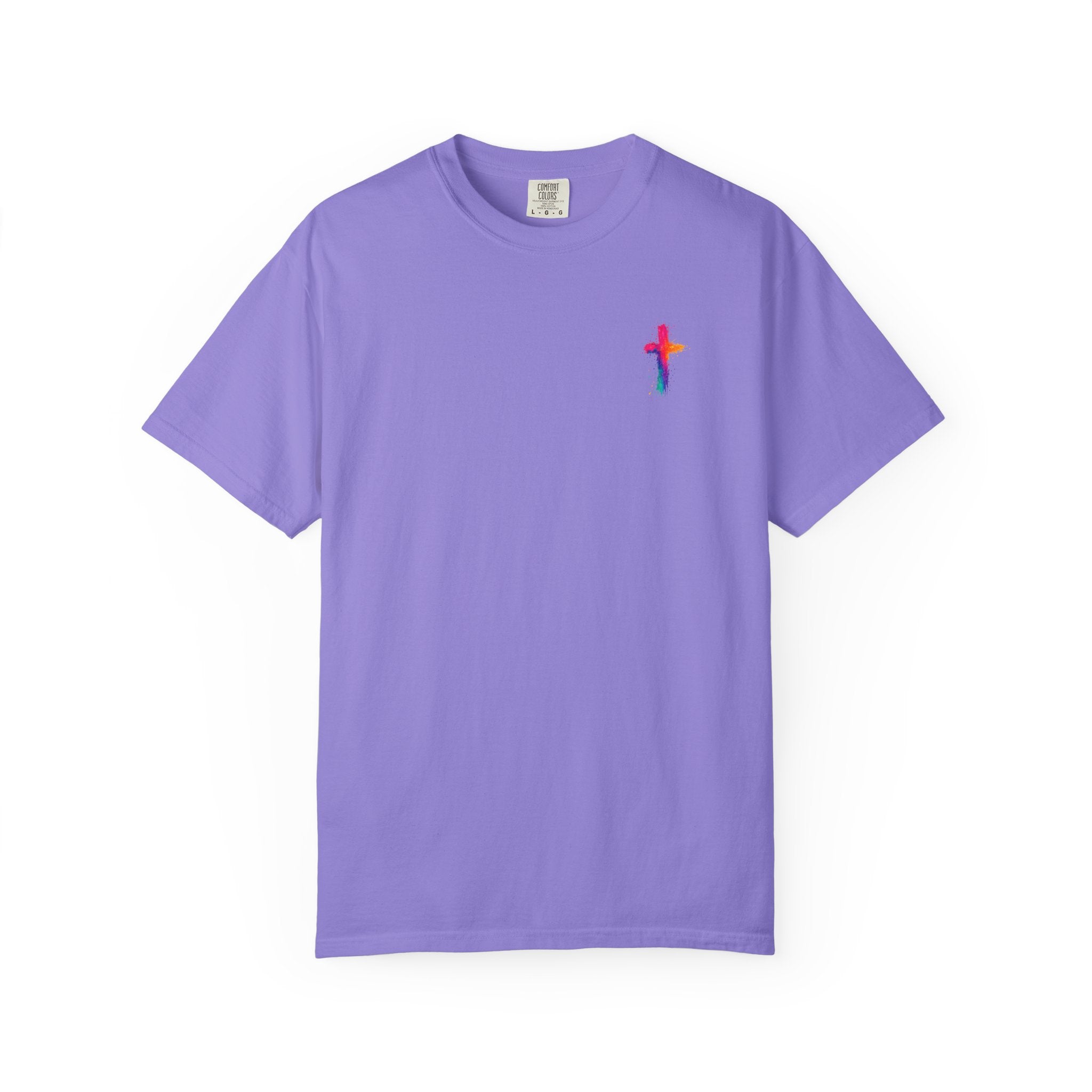 Christian Cross T-Shirt — “The Battle Is Not Yours, It’s the Lord’s” Scripture Tee