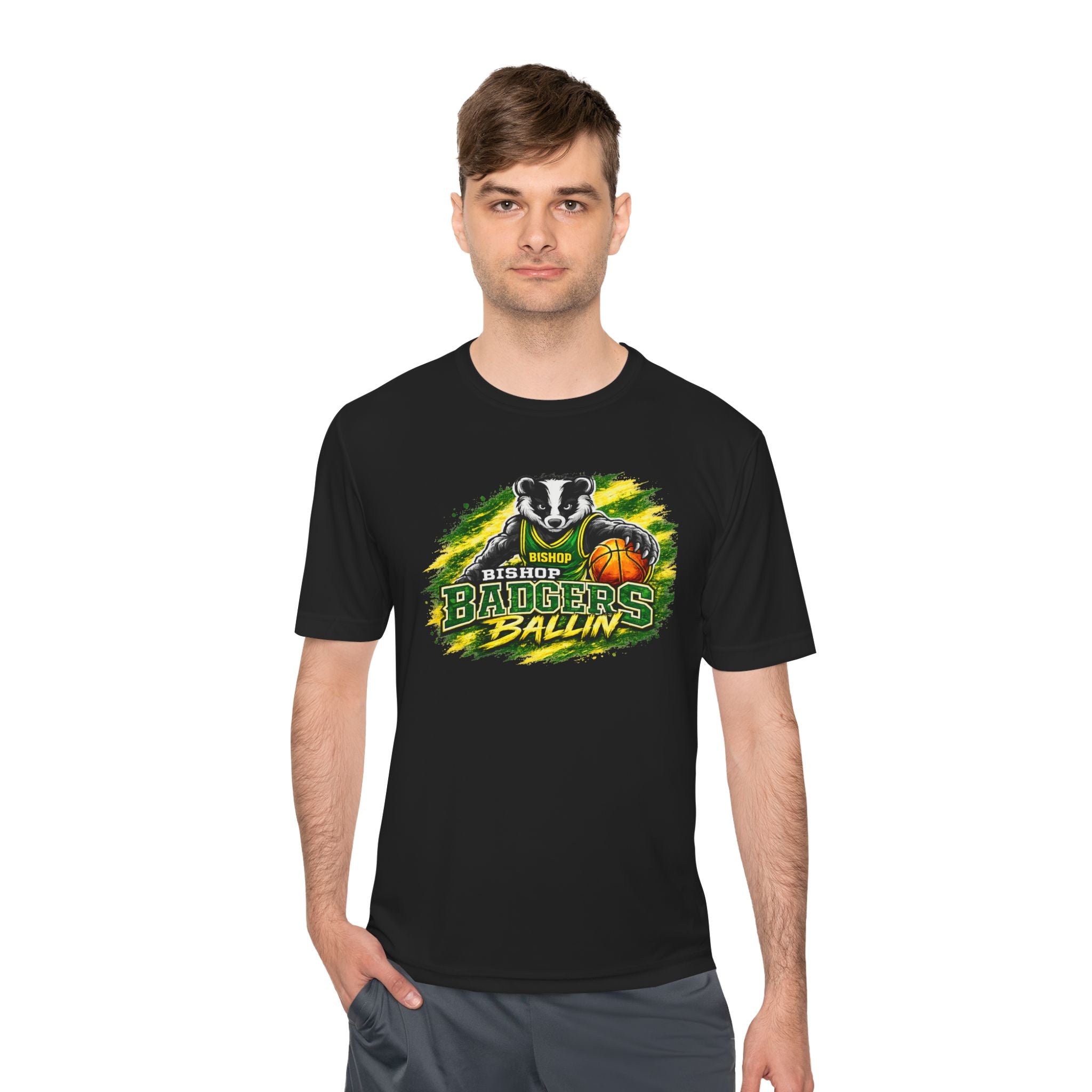 Badgers Ballin' Basketball Tee — Moisture-Wicking Team Sports Shirt