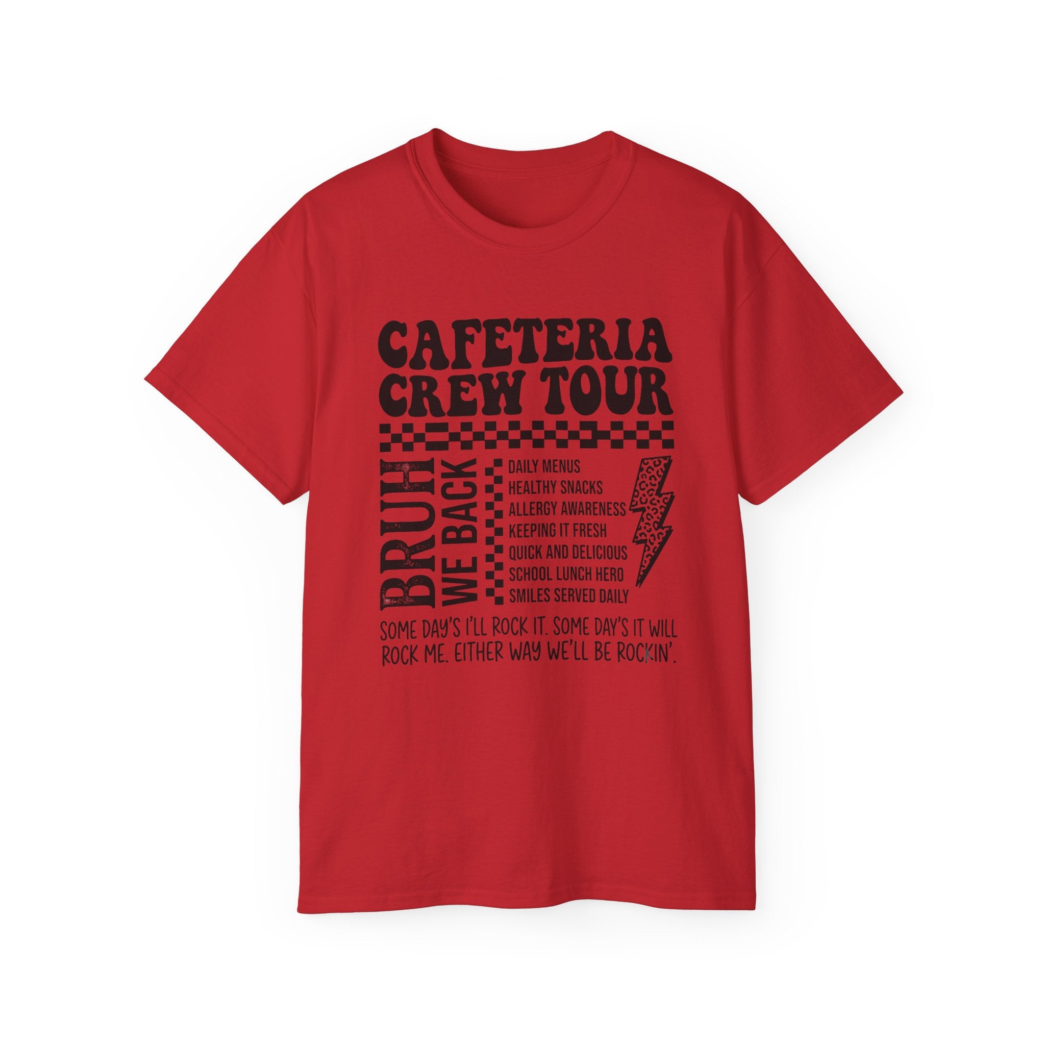 Cafeteria Crew Tour T‑Shirt — School Lunch Staff Appreciation Tee