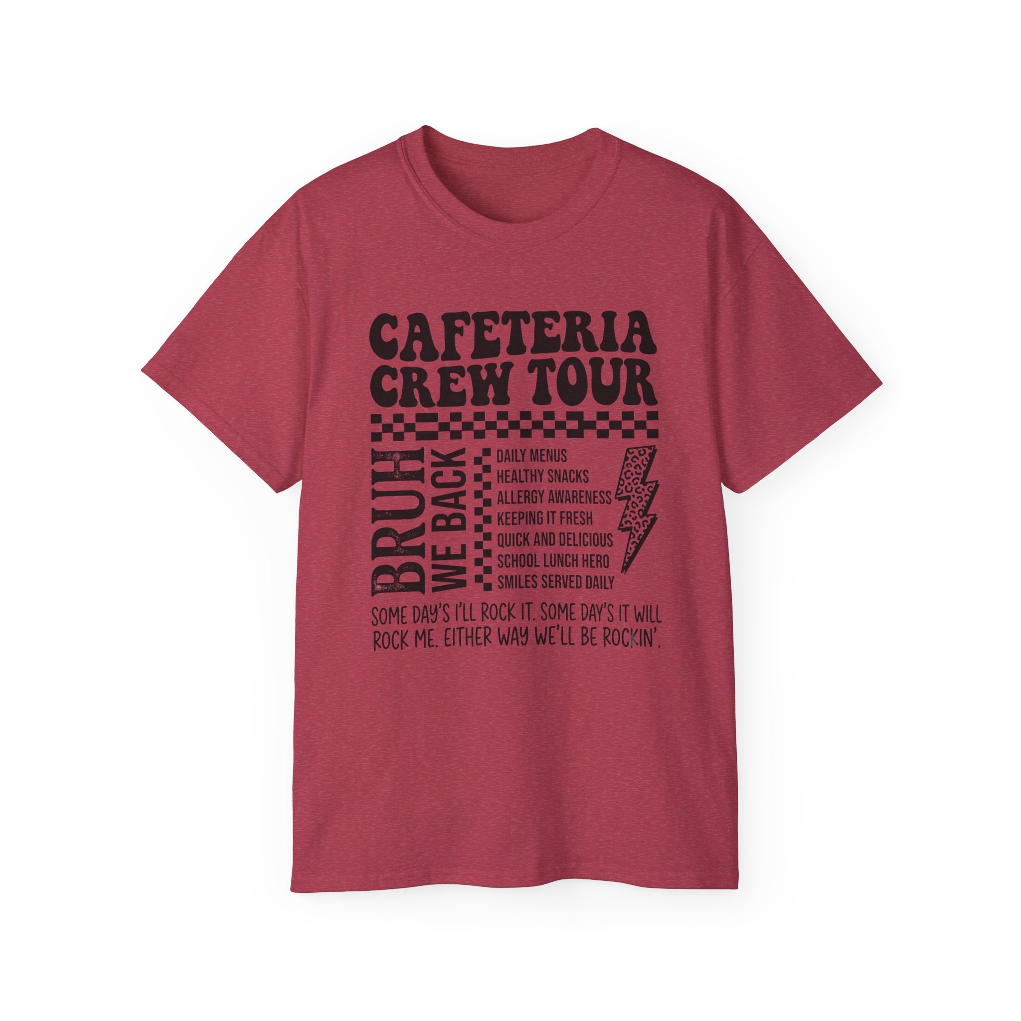 Cafeteria Crew Tour T‑Shirt — School Lunch Staff Appreciation Tee