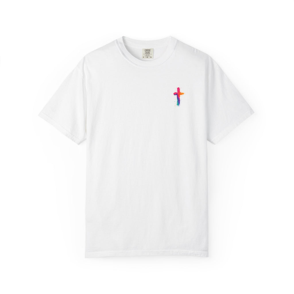 Christian Cross T-Shirt — “The Battle Is Not Yours, It’s the Lord’s” Scripture Tee