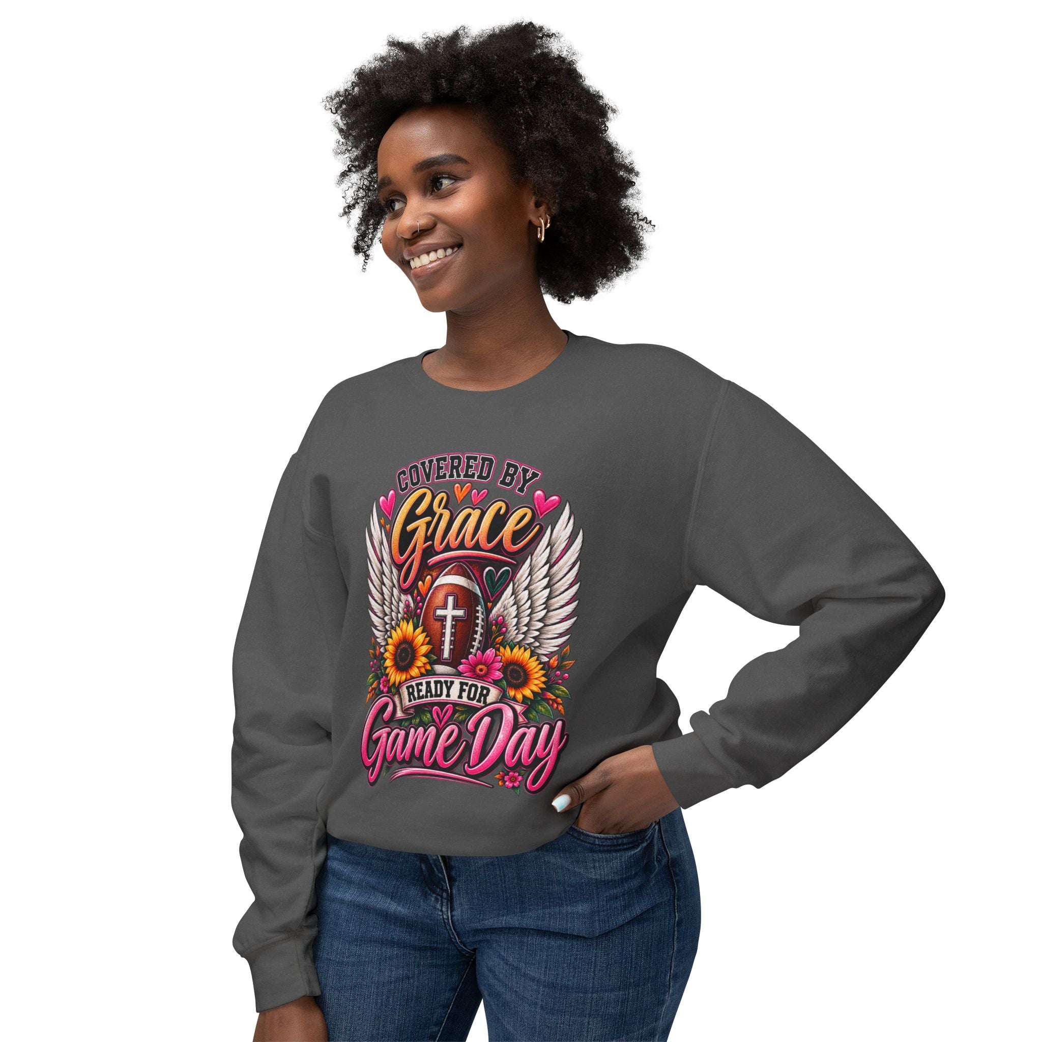Covered by Grace Game Day Crewneck Sweatshirt
