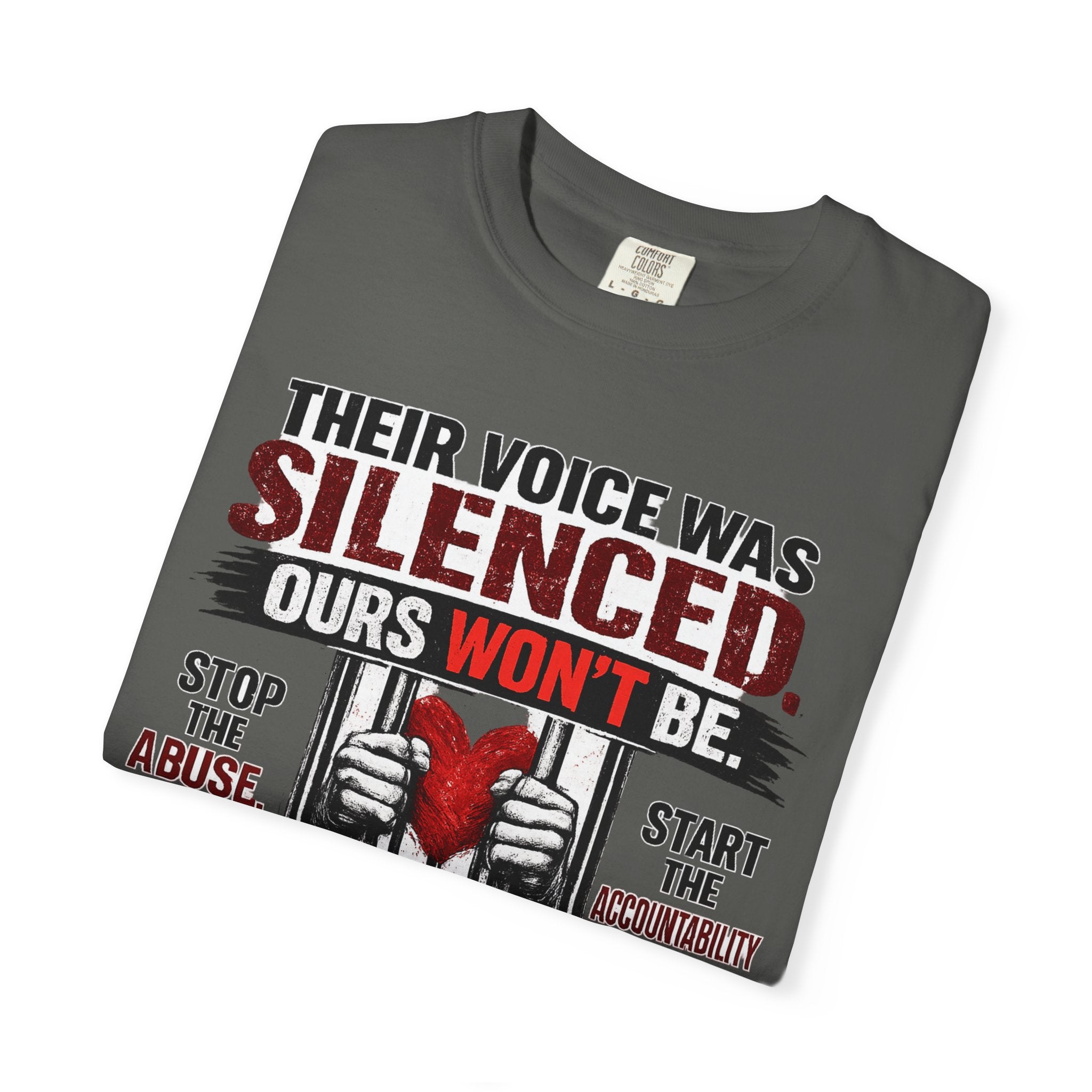 Their Voice Was Silenced T-Shirt — Justice for Animals Advocacy Tee