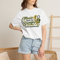 Music Makes Us Stronger T-Shirt — Bishop Badgers Band Graphic Tee