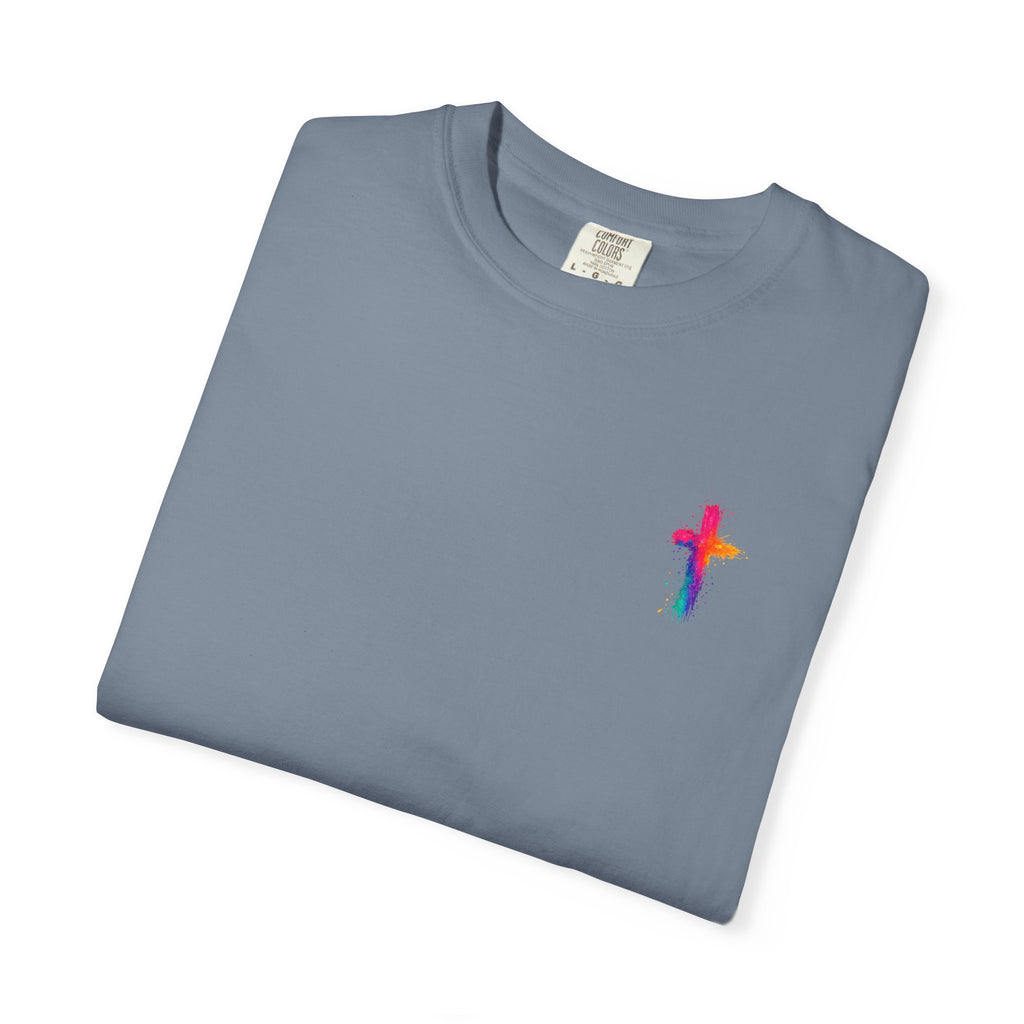 Christian Cross T-Shirt — “The Battle Is Not Yours, It’s the Lord’s” Scripture Tee