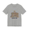 Jesus Loves You Tee | Polka Dot Retro Typography