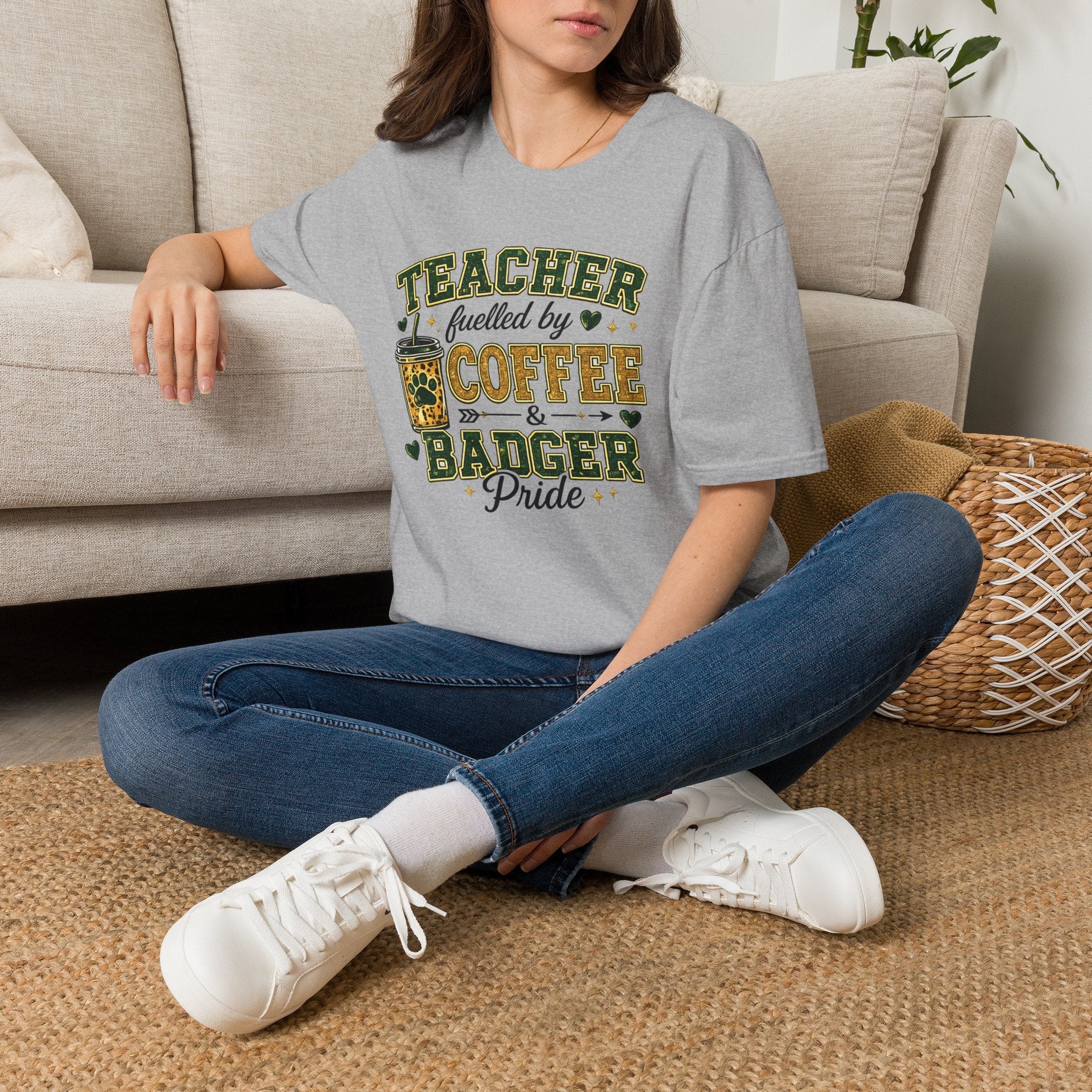 Teacher Fueled by Coffee T‑Shirt